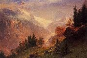 Albert Bierstadt View of the Grindelwald oil painting picture wholesale